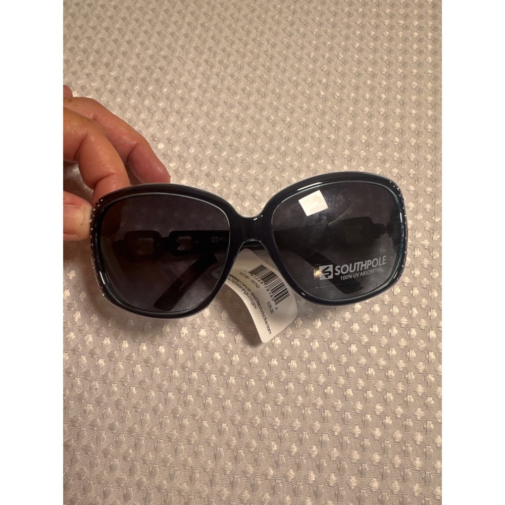 Southpole Sunglasses Women PL0311-R 1017SP NYTQ Blue Rhinestone NWT